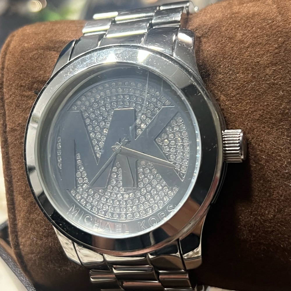 Michael Kors Silver-Tone Men's Watch